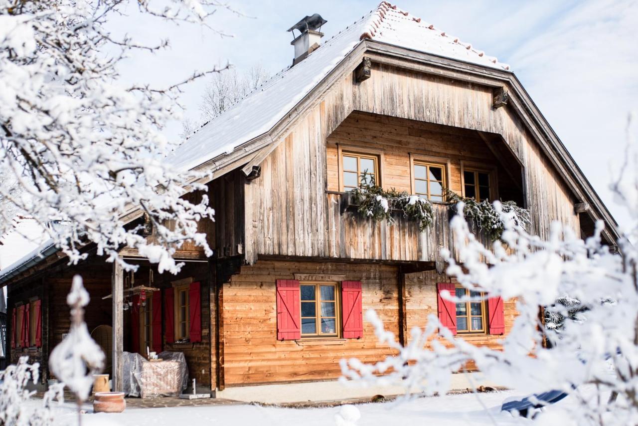 Vila Ferienhaus Feistritz Feistritz ob Bleiburg Exteriér fotografie